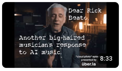 dear rick beato on Taylor Swift and AI Music